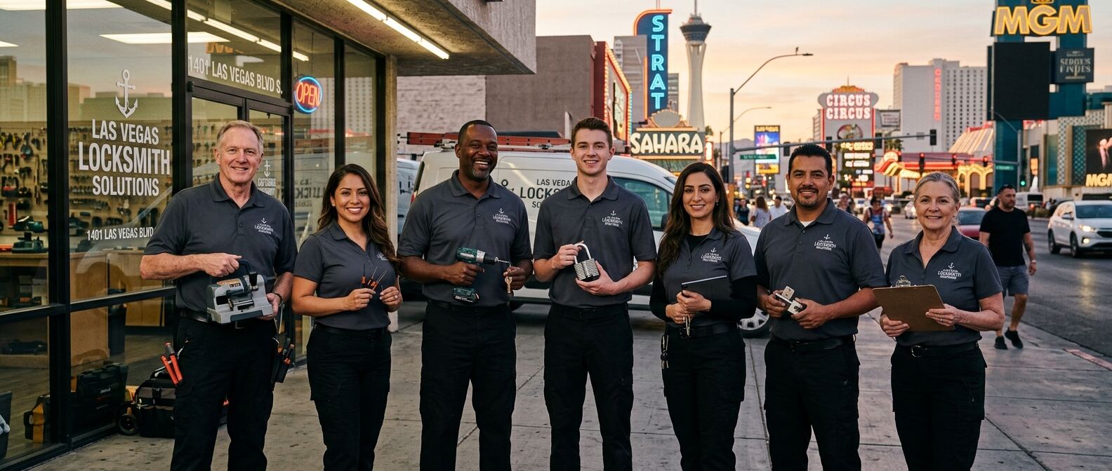 Las Vegas Locksmith professional team